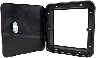 THETFORD|B&B Molders RV Replacement Parts and Accessories RV Camper Recreational Multi-Purpose/Fuel Gas Hatch Without Back Black PN 94308