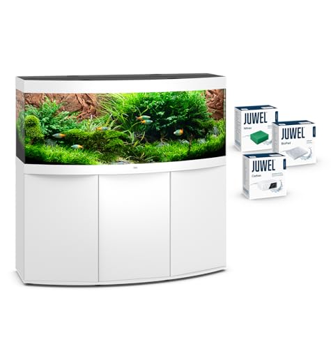 JUWEL Aquarium - Vision 450 Kombination Weiß Premium-Bundle