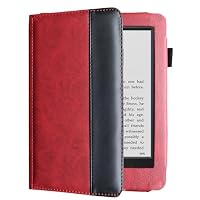 Custodia per Kindle 7a generazione da 6 pollici (modello: WP63GW) 2014, custodia in pelle classica intelligente on funzione di accensione/spegnimento Custodia per Kindle 7a generazione da 6 pollici (modello: WP63GW) 2014, custodia in pelle classica intelligente on funzione di accensione/spegnimento