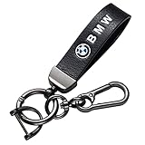 Llavero para hombres y mujeres: este elegante llavero está hecho de materiales de cuero de alta calidad y las piezas metálicas están hechas de aleaciones de alta resistencia. La apariencia es exquisita, un accesorio de coche ideal para hombres y mujeres.