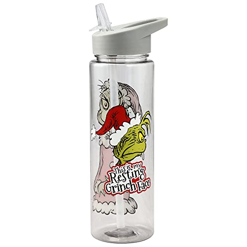 Dr. Seuss The Grinch Holiday 24 Oz Single Wall Uv Water Bottle #TOP2