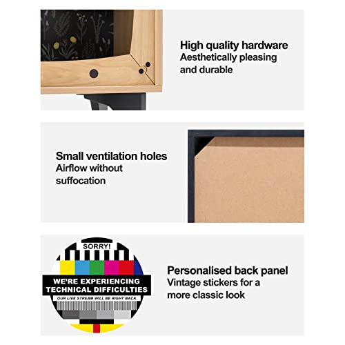 Cat House Wooden Cat Condo Cat Bed Indoor TV-Shaped Resistente Grande Luxo Cat Shelter Móveis Com Al