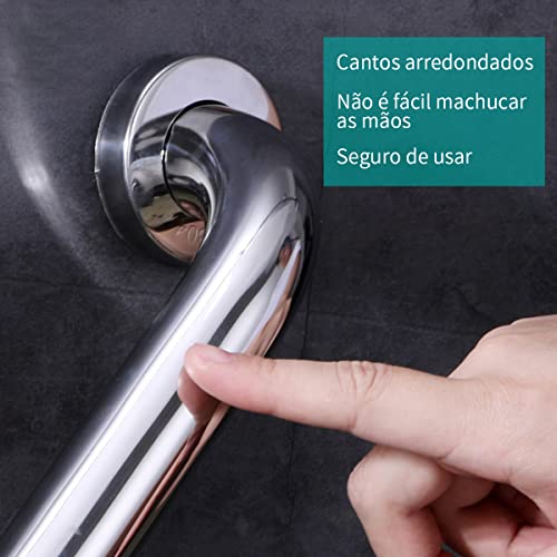Barras De Apoio Para Banheiro De Idoso Básico Barra de Segurança para Handicap de Banheiro, 50cm de