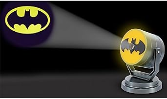 DC Comics Batman Official Bat Signal Emblem Projector Desk Mood Night Light [Energy Class F]