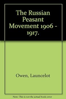 Hardcover Russian Peasant Movement 1906-1917 Book