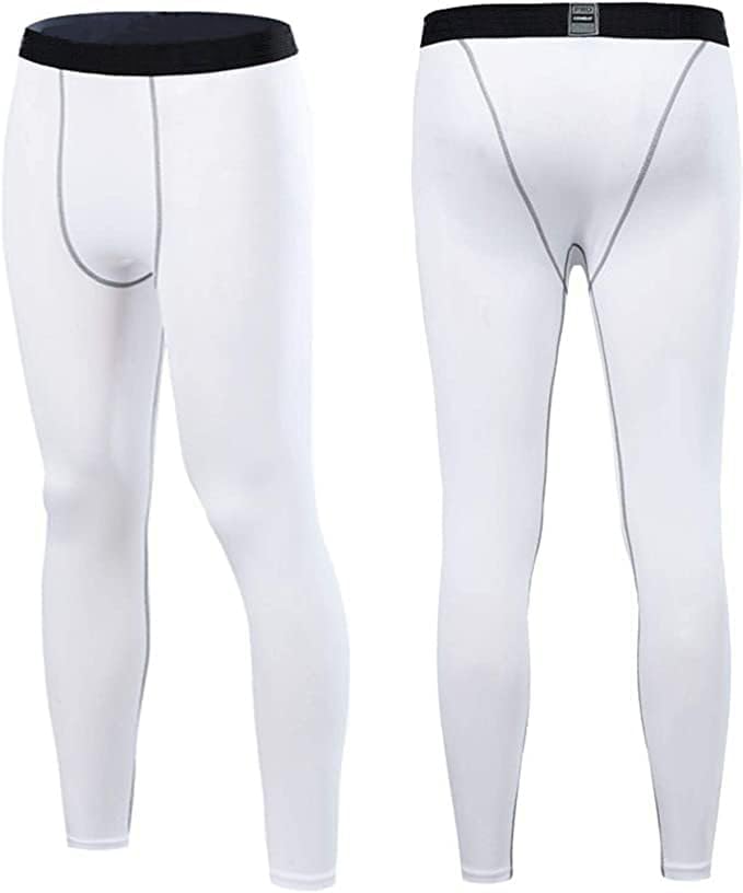 Men’s Compression Pants Athletic Compression Leggings Sports Tights Fit Running Base Layer Workout Basketball Gym - Image 5