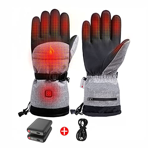 Gants chauffants imperméables rechargeables pour écran tactile