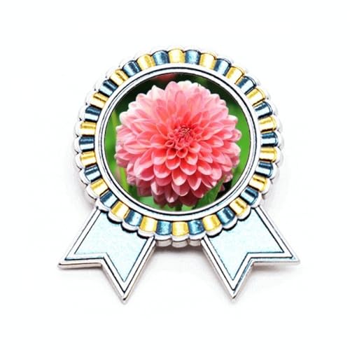 Broche fleur de pêcher symbole de chance en métal à offrir pour un anniversaire