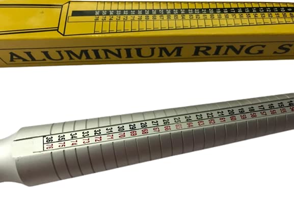 LUCKY STORELUCKY STORE Ring Enlarger Stick/Jewellery Craft Tool Stick for Jewellery Making, Jewellery Repair (1 to 36 Marking) - Pack of 1