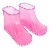 Healeved ポータブル軽量フットソーカー 足浴用バケツ兼用シューズ 足全体ケア用ソフト素材ソックス 快適な足湯体験 旅行携帯に