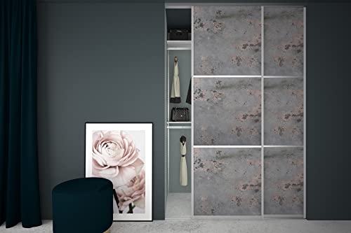 Alucabina - 2 Ante scorrevoli per chiusura cabina armadio. Altezza fino a 304 cm- Larghezza fino a 186 cm- su misura stesso prezzo