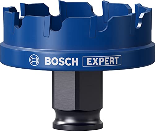 Bosch 1x EXPERT Sheet Metal Hole Saw For Power Change Plus Systems (for Stainless steel sheets, Steel sheets, Ø 51 mm, Professional Accessory Rotary Drill/Drivers)