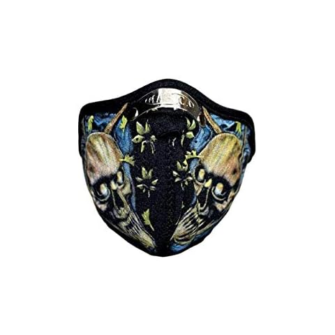 kenai dark Motorcycle Neoprene Skull Mask Cover