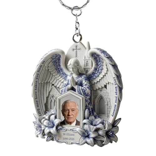 VOLETRIX Engraved Photo Keychain