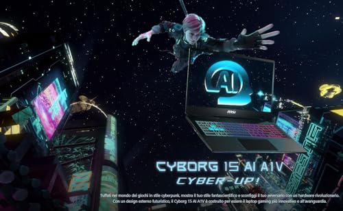 Cyborg 15 AI A1VFK, Notebook Gaming, 15,6" FHD 144Hz, Intel Ultra 7 155H, Nvidia RTX 4060 GDDR6 8GB, 1TB SSD NVMe PCIe4, Ram DDR5 16GB, WiFi 6E, Windows 11 Pro - Notebook - Immagine 10