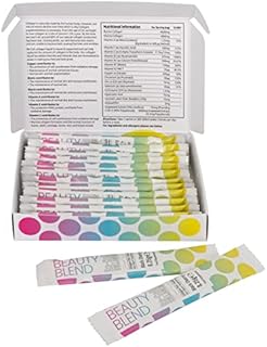 Re-Coll 5000mg Collagen Stick Packs 8.5g - High Strength Supplement with Hyaluronic Acid - for Hair Skin & Nails - Contains Bovine & Marine Collagen for Women & Men (14 Pack)