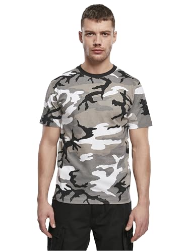 Image of Brandit Camo T-Shirt | Made from pure cotton in camo pattern. With crew neck and short sleeves.