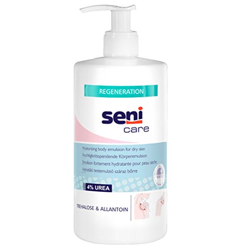 Seni 9674 Care Feuchtigkeitsspendende Körperemulsion mit 4{c9375d3fd1b0c24b5f031c255a2d1b532fe613168a7db3c6b244808e465a4c4c} Urea 500 ml Pumpflasche Seni 9674 Care Feuchtigkeitsspendende Körperemulsion mit 4{c9375d3fd1b0c24b5f031c255a2d1b532fe613168a7db3c6b244808e465a4c4c} Urea 500 ml Pumpflasche