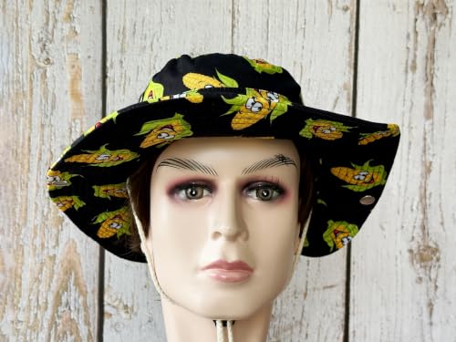 Image of Wide Brim Bucket Hat for Women Girl Men Boy