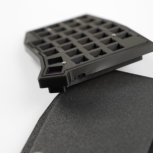 Image of YMDK Sofle Wireless Split Keyboard 2.4Ghz 64 Keys Ergonomic Hotswappable 60% Layout 3D PLA Vial All Key Programmable Mini Independent Gaming Keyboard Kit