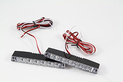 All Ride 871125254492 Paar Streifen Tagfahrlicht 6LED Blau DRL 12 V