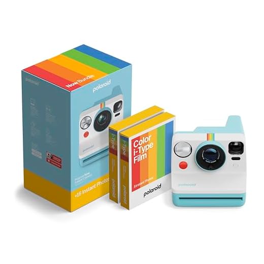 Polaroid Now Instant Camera Film Bundle - Arctic Blue