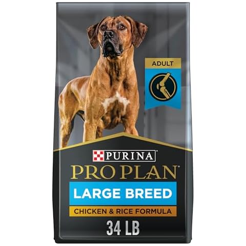 Purina Pro Plan High Protein, Digestive Health Large Breed Dog Food Dry, Chicken and Rice Formula - 34 lb. Bag Cover