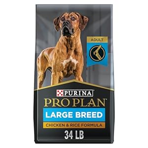 Purina Pro Plan High Protein, Digestive Health Large Breed Dog Food Dry, Chicken and Rice Formula – 34 lb. Bag