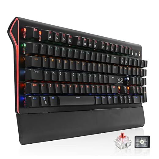 Teclado Mecânico Gamer Switch Red Led Rgb Rainbow 7 Cores 12 Funções Multimídia Anti Ghosting Abnt2 Usb para Pc Computador Notebook Mac