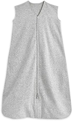 HALO SleepSack, 100% Cotton Wearable Blanket, Swaddle Transition Sleeping Bag, TOG 0.5, Heather Grey, X-Large, 18-24 Months