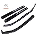4Pcs Window Rain Guards Front/Rear Window Deflectors Wind Sun Rain Guards Window Visor Shades Black Car Window Vent Visors Compatible with for G-rand Cherokee 2022-2025