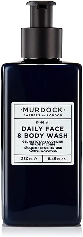 Daily Face & Body Wash | Gently Foams and Cleans off with Invigorating Black Tea Scent | Made in England | 250ml