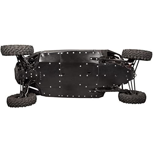 Tusk Quiet‑Glide Skid Plate 3/8″ Thick UHMW Undercarriage Guard with Full Coverage Protection Compatible with Polaris RZR Pro XP 4 2020-2026