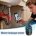 Water Leak Sensor – High Strength Drip Detection Device | Smart Pipe Leakage Monitor with Adjustable Sensitivity | Rechargeable Home Plumbing Alert Tool for Kitchens Bathrooms Basements
