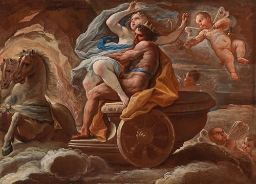 Cuadro El Rapto de Proserpina para llenar de arte y pasión las paredes del salón
