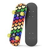 RudeBoyz 17 Inch Mini Wooden Cruiser Graphic Beginner Kids Skateboard