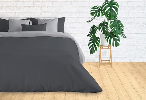 textil-home Bedding Duvet Cover Set king size Reversible printed, kingsize 240x220cm