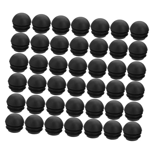 Embout chaise rond noir plastique Operitacx pour tube métallique x100
