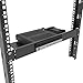 JINGCHENGMEI Mini Rack Mount for HP ProDesk Mini PC, HP EliteDesk Mini Business Desktop -1U Hinged Server Rack Shelf for 19-inch Cabinet or Rack