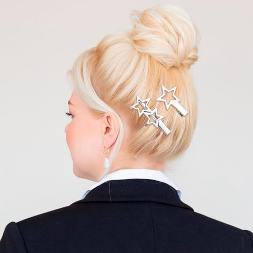 24 piezas de pinzas de cabello de metal cute miniatura 4