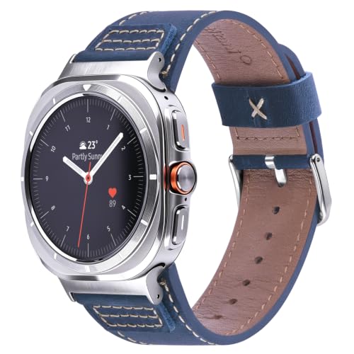 Wristitani Leather Strap for Samsung Galaxy Watch Ultra for Men