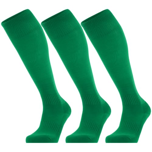 Image of GRAPMKTG 3 Pack Softball Soccer Socks Baseball Football Socks for Youth Men and Women