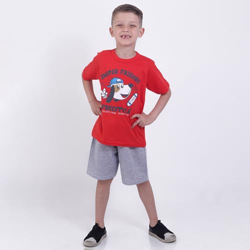 10 Conjuntos de Menino Infantil Shorts e Camisetas de Verão Crianças Ate 8 Anos Tamanho:2