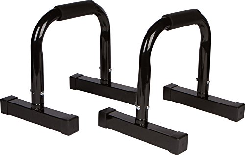 Trademark Innovations 14" Body Press, Dip, Push Up Bar Paralettes - Set of 2 by Trademark Innovations - Used condition - US$15.24