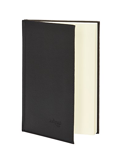 Livre de signatures en cuir noir à offrir pour un départ en retraite