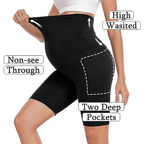 Calças de maternidade cintura alta respirável sem costura roupas de ioga fitness esportes calças de