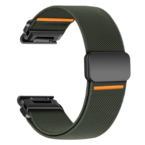 �R���p�`�u�� Garmin �x���g 22mm �p�i�C�����L�k���r���v�o���h,�}�O�l�b�g�� for Garmin Fenix 8 & Tactix 8 AMOLED 47mm/Fenix E / 7 / 7 Pro/ 6/ 6 Pro/ 5/ 5 Plus 