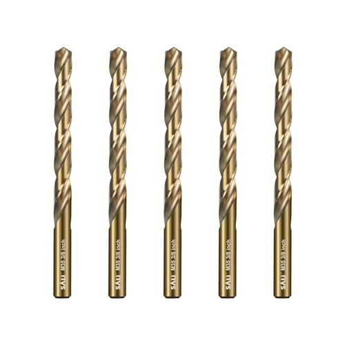 SALI 5 Stücke M35 HSS Cobalt Bohrer Set mit Spiralbohrer 10mm...