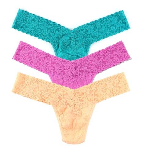 Image of hanky panky - Signature Lace Low Rise Thongs for Women | Lacy Lingerie Underwear | 3 or 5 pack