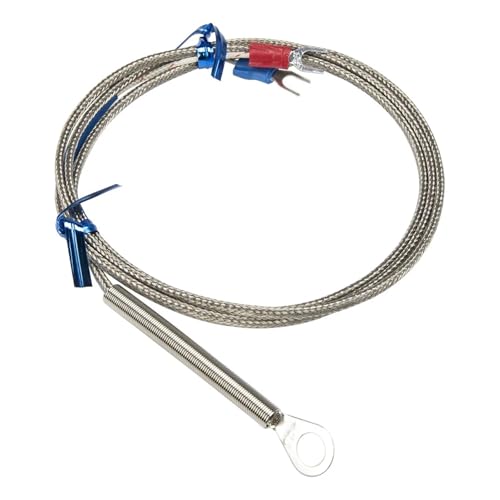 Thermocouple K avec oeillet 8mm et cable blindage metallique FTARR01 KEJ
